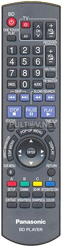 N2QAYB000151 оригинальный пульт для Blu-ray-плеера Panasonic DMP-BD10A