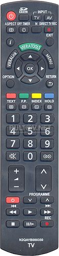 N2QAYB000350 неоригинальный пульт для телевизора Panasonic TX-PR37C10