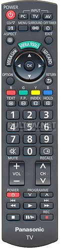 N2QAYB000370 (N2QAYB000399) оригинальный пульт для телевизора TH-L32X15M и других