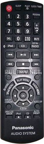 N2QAYB000643 пульт для музыкального центра Panasonic SC-HC55