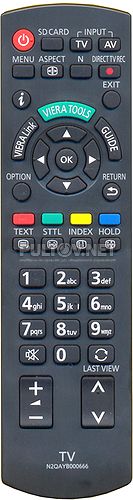 N2QAYB000666 неоригинальный пульт для телевизора Panasonic TX-LR42U3 и других