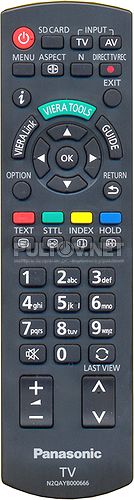 N2QAYB000666 оригинальный пульт для телевизора Panasonic TX-LR42U3 и других