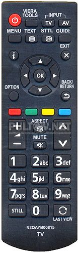 N2QAYB000815 НЕоригинальный пульт для телевизора PANASONIC TX-LR50B6 и TX-PR50X60