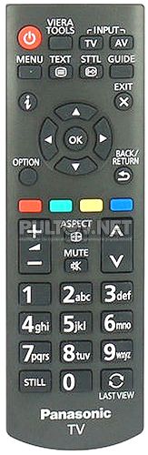 N2QAYB000815 оригинальный пульт для телевизора PANASONIC TX-LR50B6 и TX-PR50X60