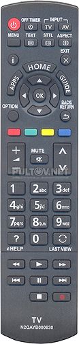 N2QAYB000830 неоригинальный пульт для телевизора Panasonic TX-LR32E6 и др.