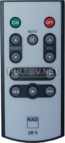 ZR 5 пульт для стерео ресивера NAD C725BEE