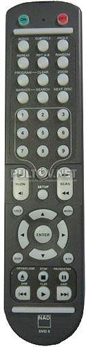 DVD5 пульт для DVD-плеера NAD T513