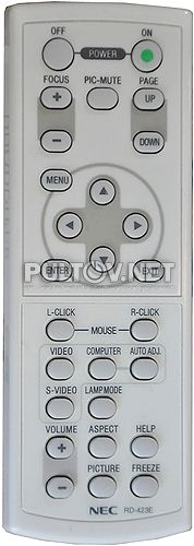 RD-423E пульт для проектора NEC NP40G и других