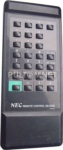 RD-305E, 79607811 пульт для телевизора NEC FS-1502SK