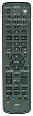 RD-466E 7N901081 пульт для проектора NEC NP-PA653UG и др.
