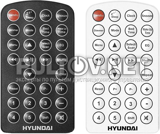 TF-AS1203U, Hyundai H-AS1203U пульт для музыкального центра TELEFUNKEN и Hyundai 