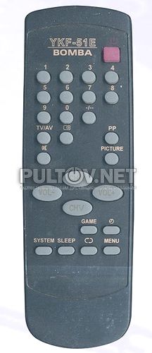 TJT YKF-51E, ОКЕАН YKF-51E пульт для телевизора