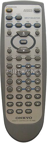 RC-466S пульт для CD-плеера Onkyo C-701A