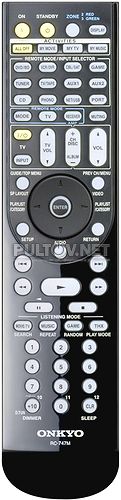 RC-747M пульт для AV-ресивера Onkyo TX-NR3007 и др.