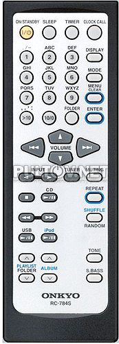 RC-784S пульт для музыкального центра Onkyo CS-545