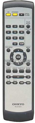 RC-616DV пульт для DVD-плеера Onkyo DV-SP503E и других