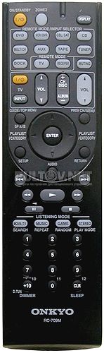 RC-709M пульт для AV-ресивера Onkyo TX-SR506 