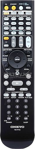 RC-771M, RC-773M пульт для AV-ресивера Onkyo TX-NR808 и др.