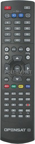 Opensat 9900 HDPVR пульт для спутникового ресивера 