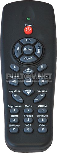 EW536 DPL пульт для проектора Optoma