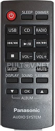 N2QAYC000080 пульт для музыкального центра Panasonic SC-HS18