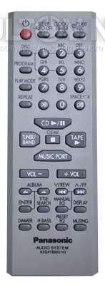 N2QAYB000143, N2QAYB000144 пульт для музыкальных центров Panasonic SC-AK350 и SC-AK250