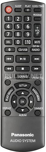 N2QAYB001018 пульт для музыкального центра Panasonic SC-PMX70 и др.