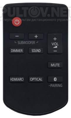 N2QAYC000126 пульт для саундбара Panasonic SC-HTB250 и др.