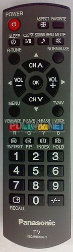 N2QAHB000073 оригинальный пульт для телевизора PANASONIC