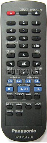 N2QAJA000002 пульт для DVD/CD-плеера Panasonic DVD-S38