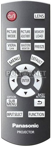 N2QAYB000450 пульт для проектора PANASONIC PT-AE4000E