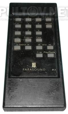 R-3 пульт для CD-проигрывателя Parasound C/DP-1000 и др.