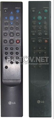 PB0186E , P007J пульт для видеомагнитофона LG W43J и других