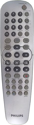 996500023967 пульт для DVD/VHS-плеера PHILIPS DVP620VR