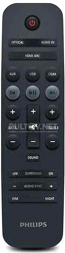 HTL2153B пульт для саундбара PHILIPS