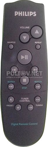 RC0786/01, 3139 148 55271 пульт для магнитолы Philips AZ1207 и др.
