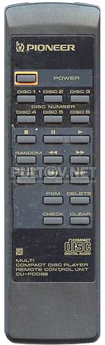 CU-PD068, PWW1178, PWW1107 пульт для CD-проигрывателя Pioneer PD-M426 и др.
