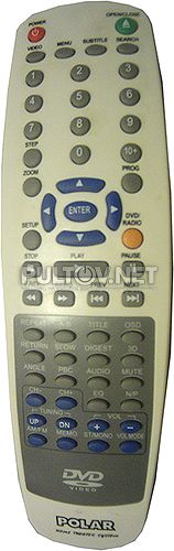 KZG-104  пульт для домашнего кинотеатра POLAR DV-5010HTA 