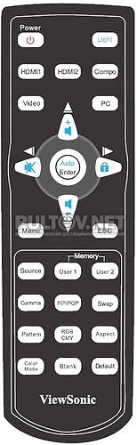 PRO8400 пульт для проектора ViewSonic