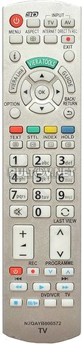 N2QAYB000572 неоригинальный пульт для телевизора Panasonic TX-LR32DT30