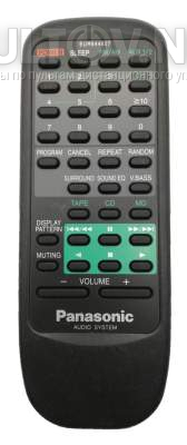 EUR644857 пульт для музыкальной системы Panasonic 