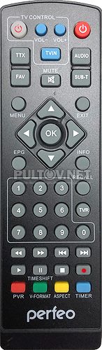 A4351 пульт для DVB-T2-ресивера Perfeo 