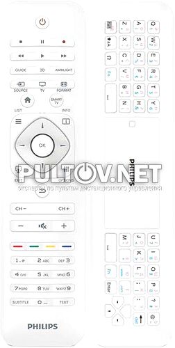 2422 549 90639 оригинальный двухсторонний пульт для телевизора Philips 47PFL7108S/60