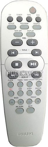 RC19532011/01, 313923806511 пульт для музыкального центра Philips MCM7