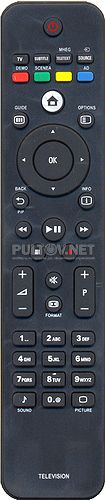2422 549 02314 (RCPF02E09B, RCPF02E09W, 996510023587) неоригинальный пульт для телевизора