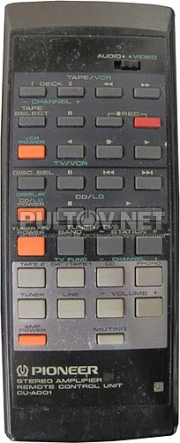 CU-A001 (AXD1211) пульт для усилителя PIONEER A-501R и др.