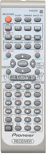 XXD3102 пульт для ресиверов Pioneer (с функцией USB)