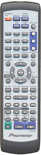 XXD3124 , XXD3121 пульт ДУ для домашнего кинотеатра PIONEER DCS-363 и других