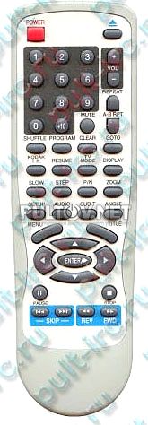 HYPPFD-0142 пульт для DVD-плеера