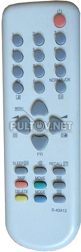 R-40A12 пульт для телевизора DAEWOO KR-14V5TS и др.